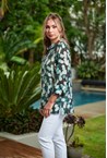 SIENNA BLOUSE - black rain